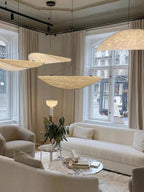 Tense Sculptural Tyvek Cloud Pendant Light