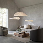 Tense Sculptural Tyvek Cloud Pendant Light