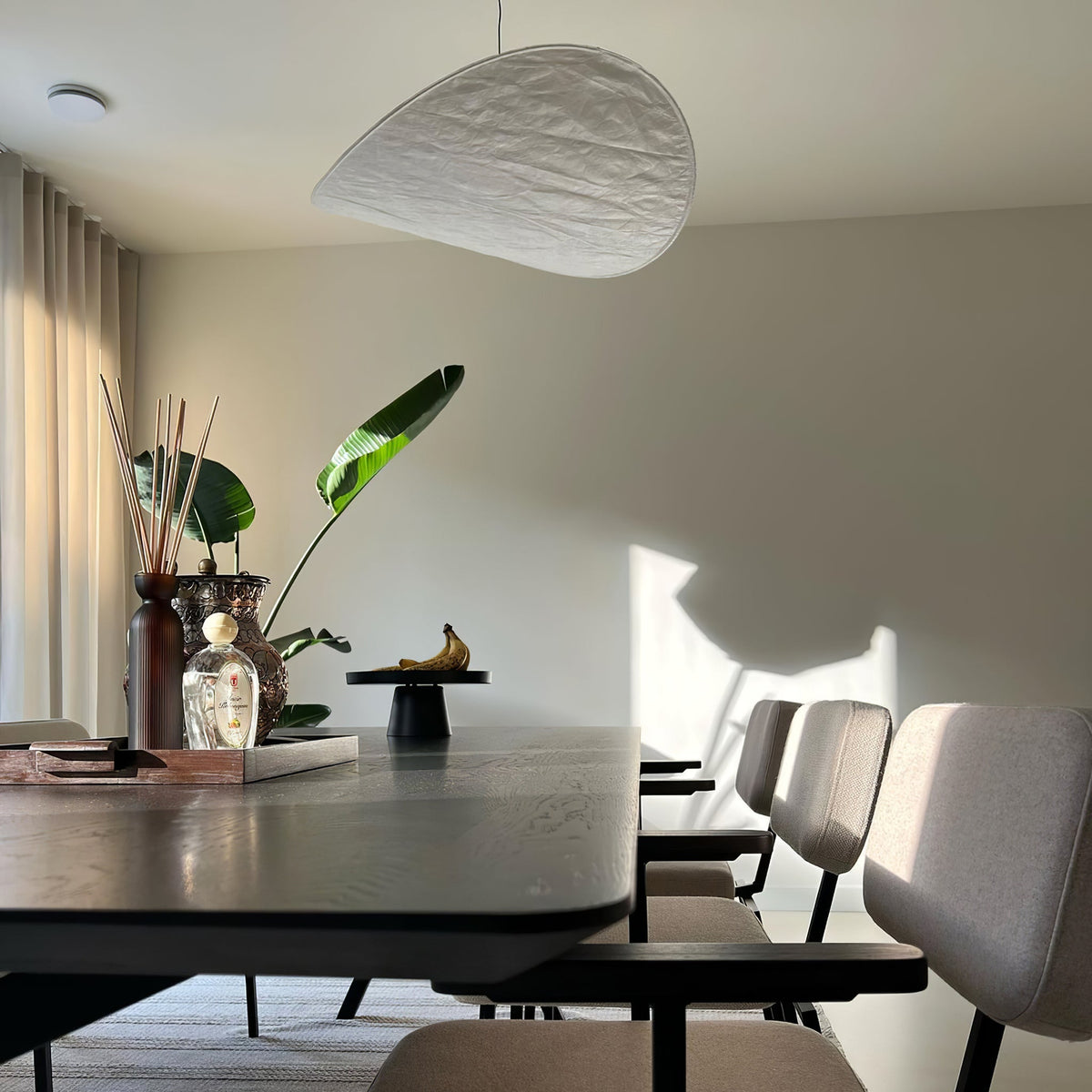 Tense Sculptural Tyvek Cloud Pendant Light