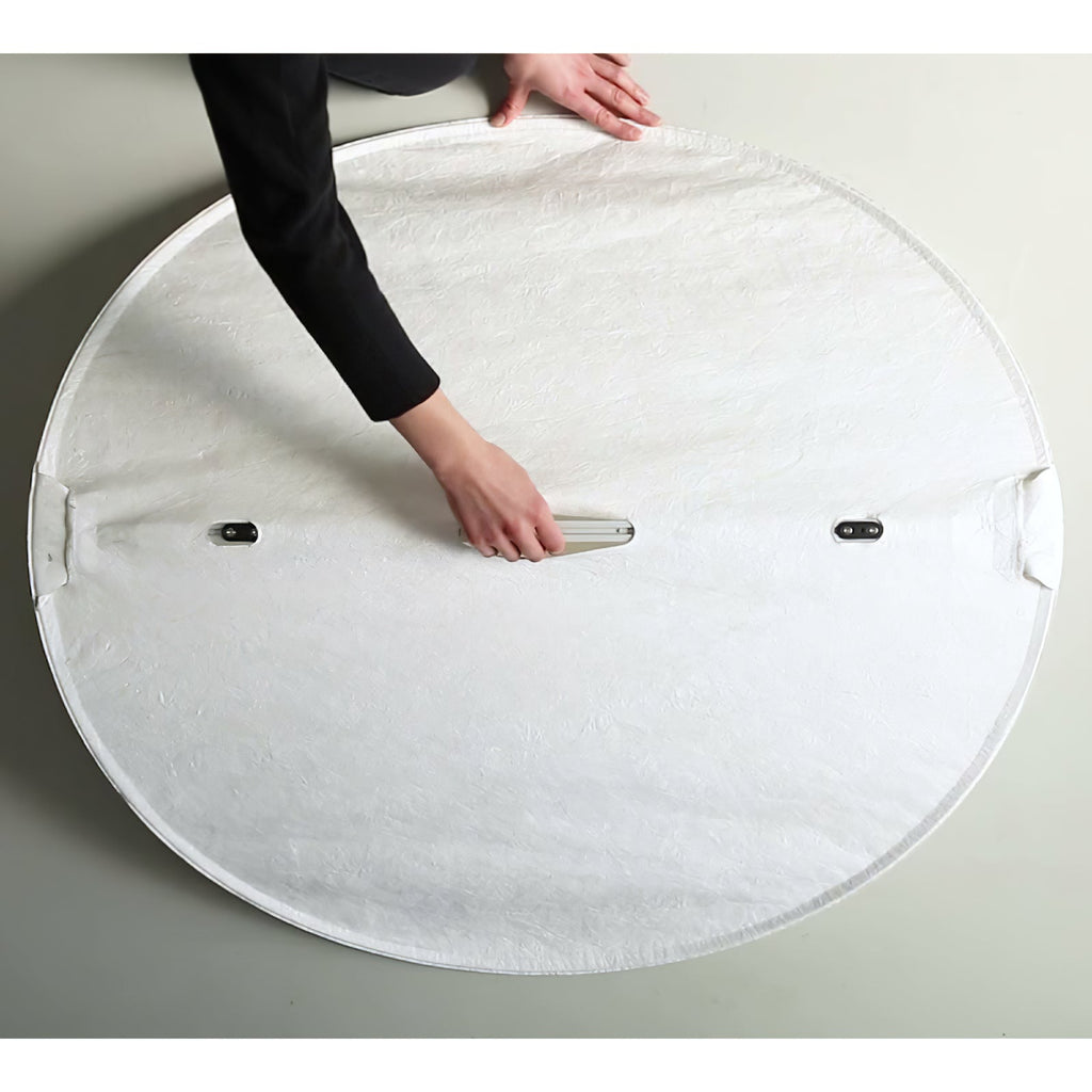 Tense Sculptural Tyvek Cloud Pendant Light