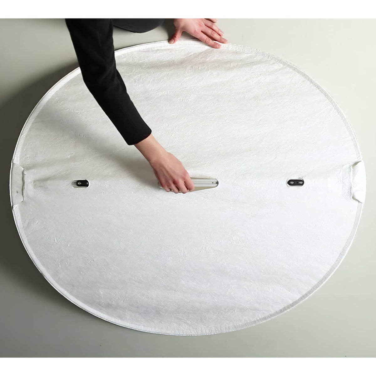 Tense Sculptural Tyvek Cloud Pendant Light