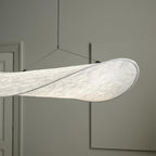 Tense Sculptural Tyvek Cloud Pendant Light