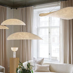 Tense Sculptural Tyvek Cloud Pendant Light