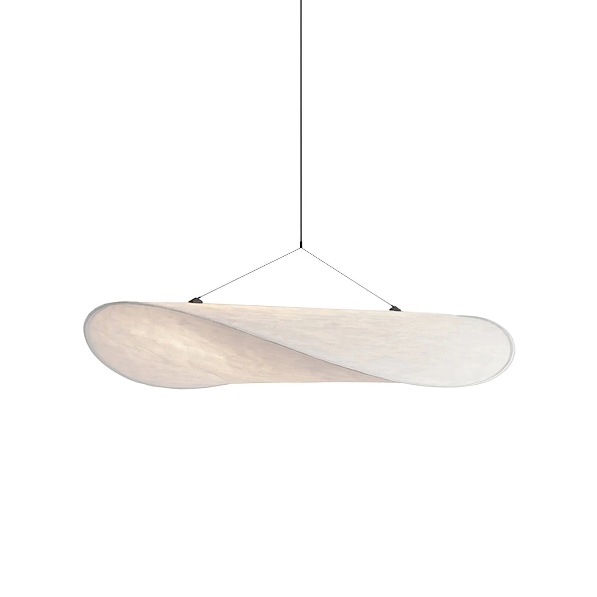 Tense Sculptural Tyvek Cloud Pendant Light