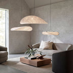 Tense Sculptural Tyvek Cloud Pendant Light