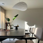 Tense Sculptural Tyvek Cloud Pendant Light