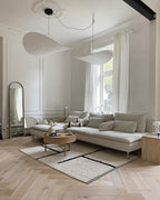Tense Sculptural Tyvek Cloud Pendant Light