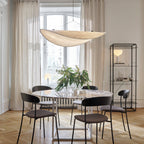 Tense Sculptural Tyvek Cloud Pendant Light