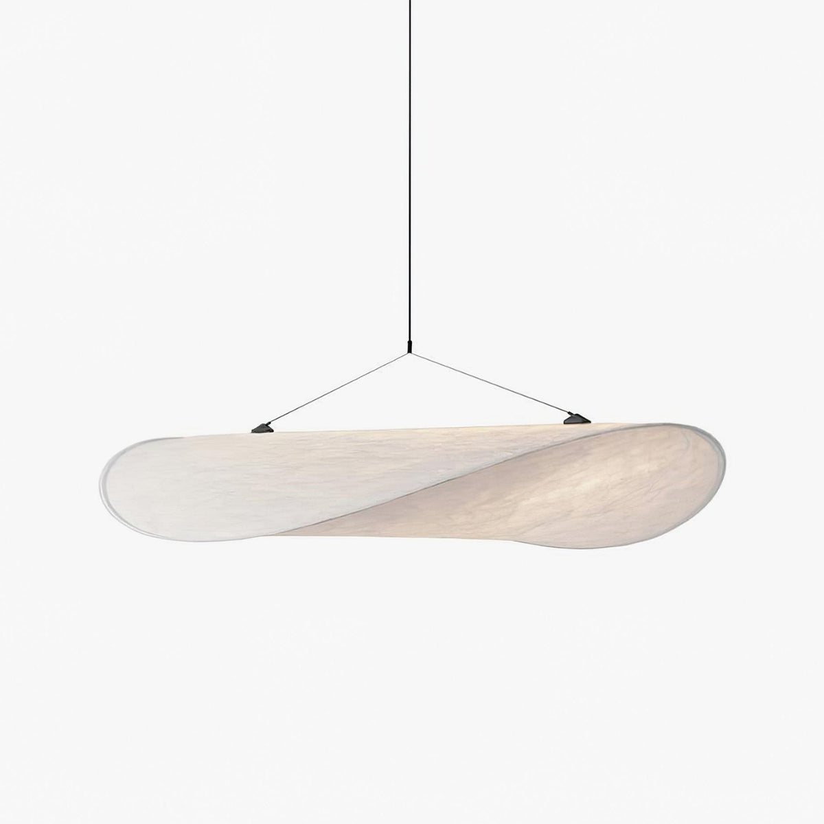 Tense Sculptural Tyvek Cloud Pendant Light