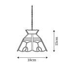 Tiffany Stained Glass Pendant Lamp — product view 5