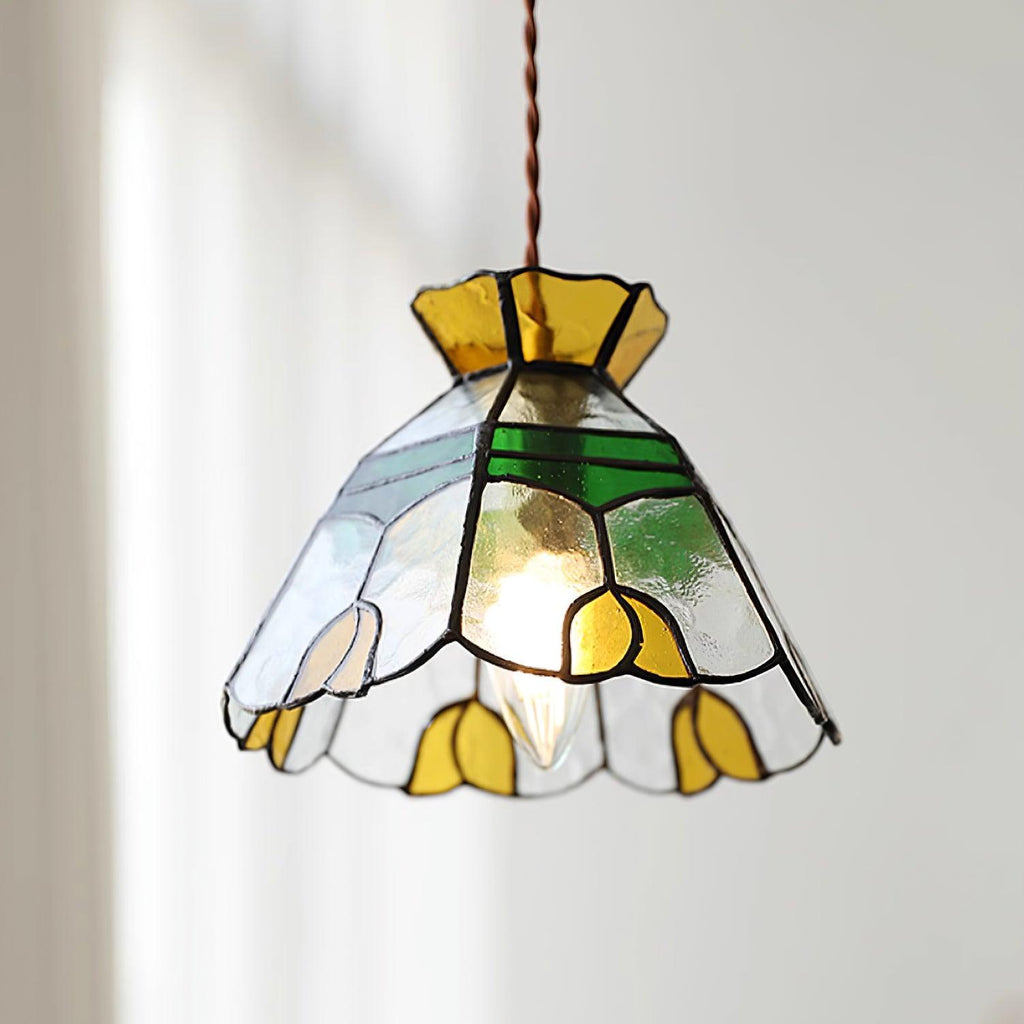 Tiffany Stained Glass Pendant Lamp — product view 8