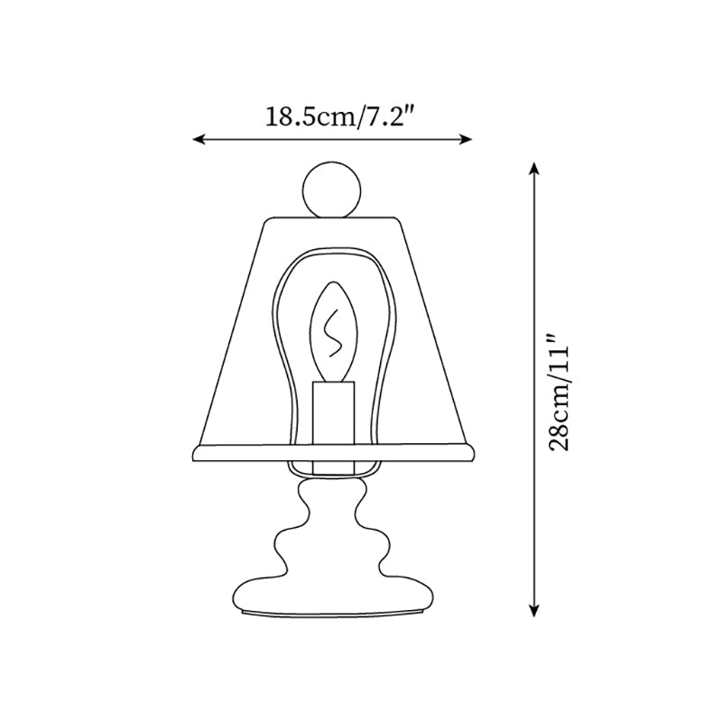 Tilda Glass Table Lamp — product view 5