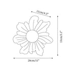 Tina Flower Resin Wall Lamp — product view 5