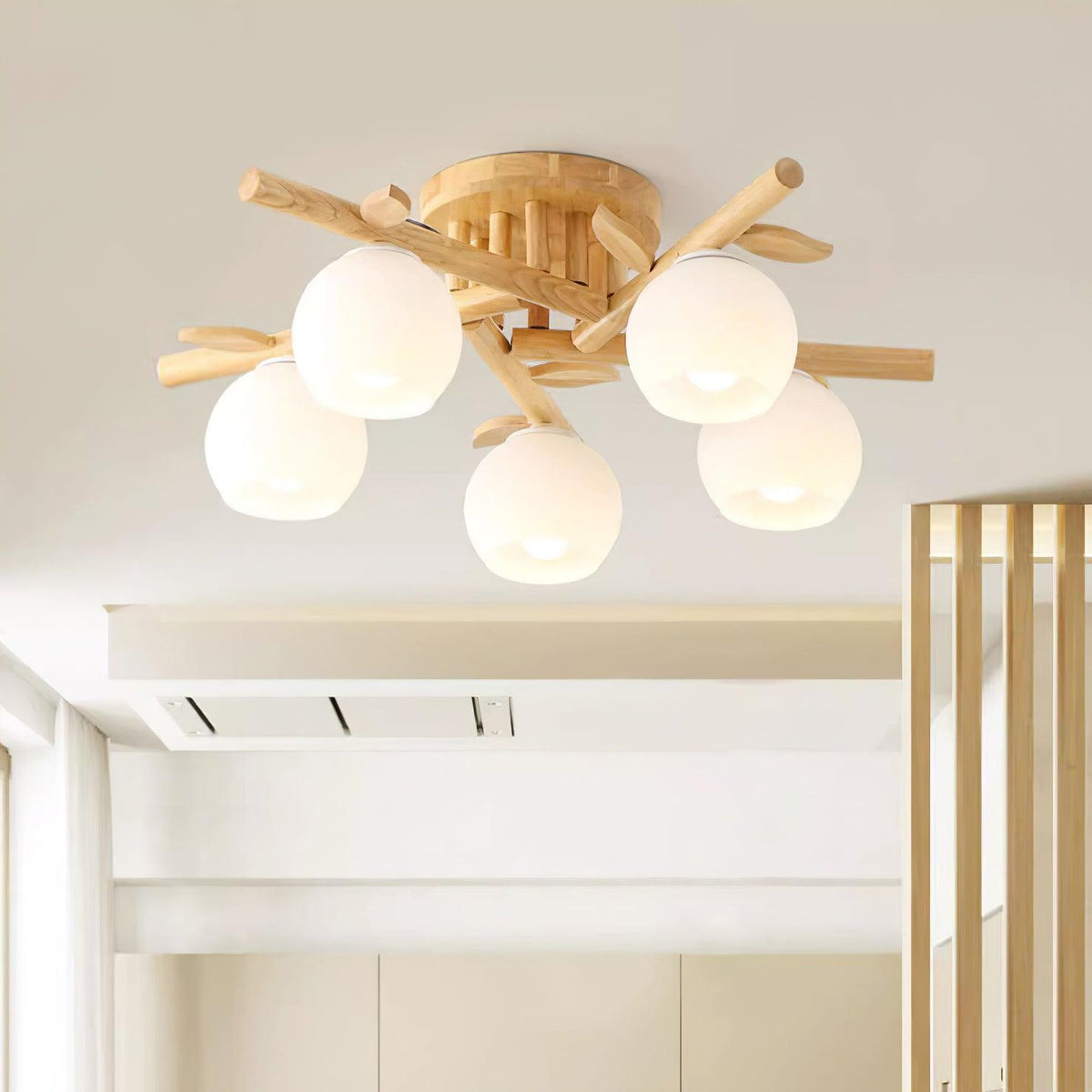 Tinsley Wood Ceiling Light — product view 2