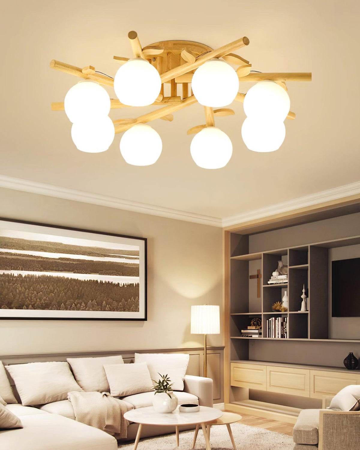 Tinsley Wood Ceiling Light — product view 22