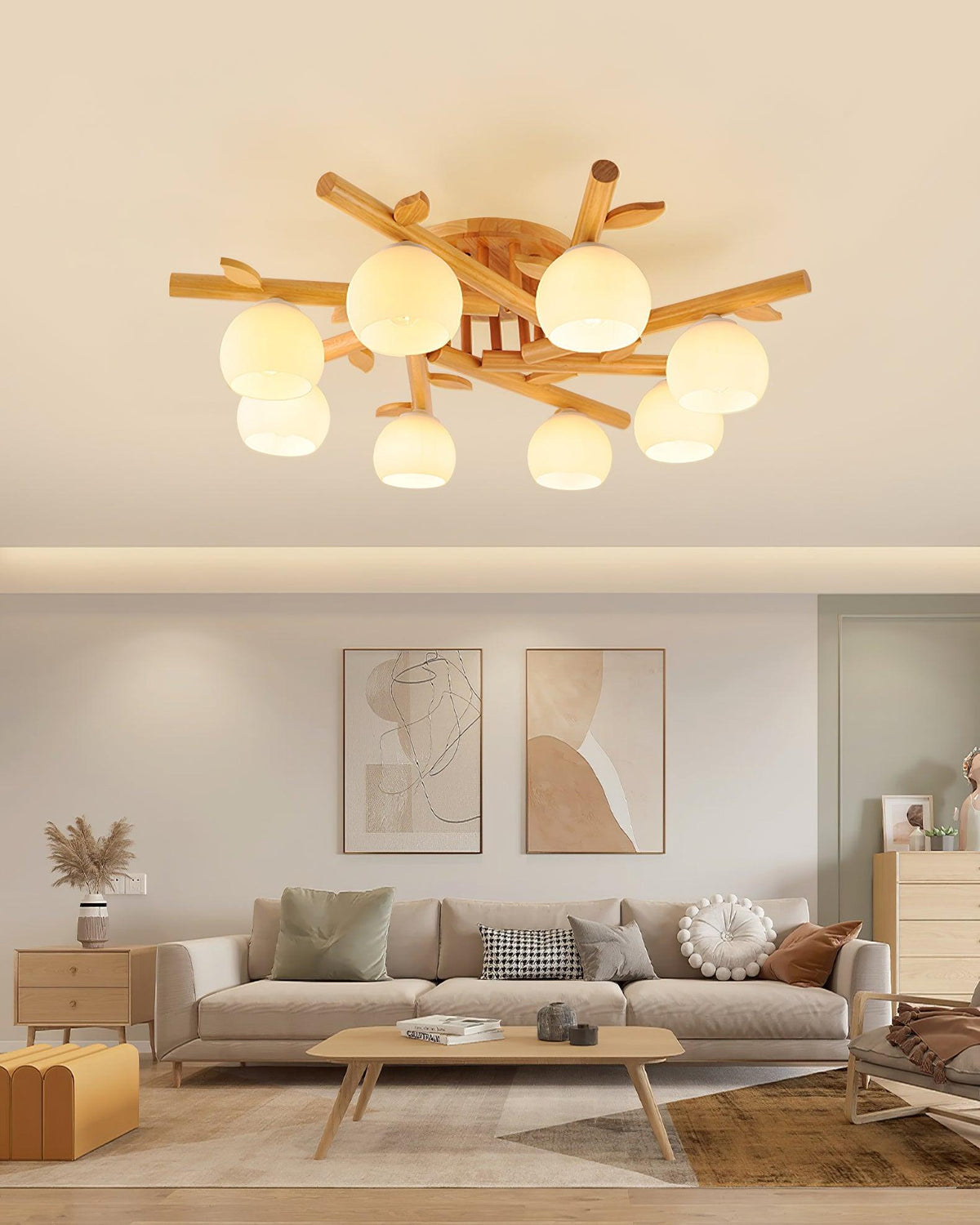 Tinsley Wood Ceiling Light — product view 8