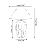Torino Ceramics Metal Table Lamp — product view 5