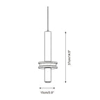 Tralune Travertine Pendant Lamp — product view 5