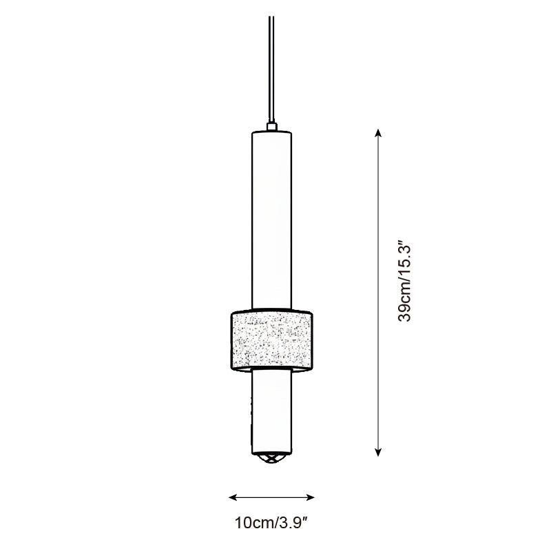 Tralune Travertine Pendant Lamp — product view 6