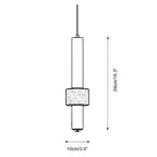 Tralune Travertine Pendant Lamp — product view 6