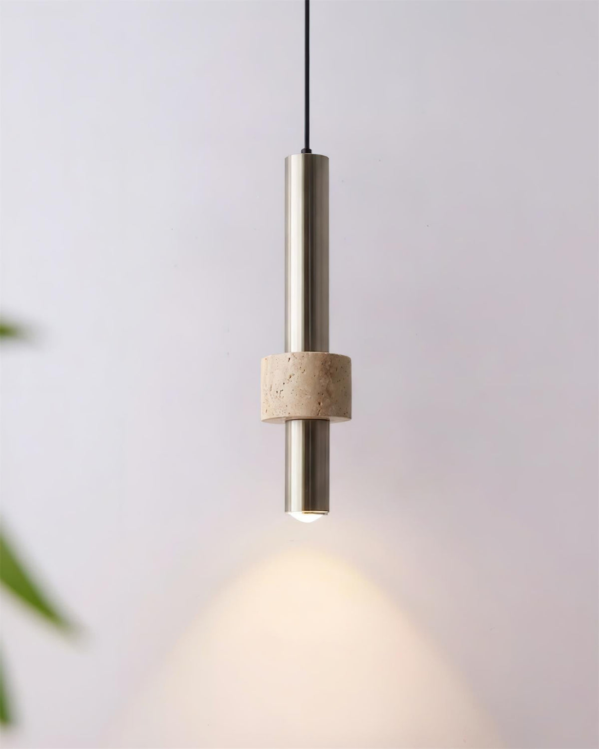 Tralune Travertine Pendant Lamp — product view 2