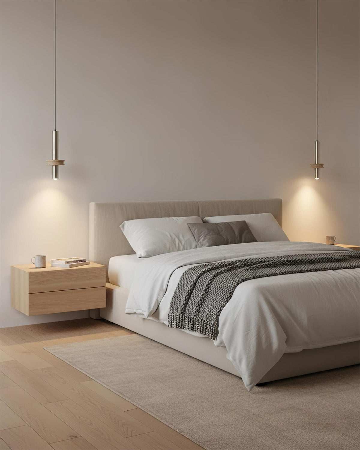 Tralune Travertine Pendant Lamp — product view 4