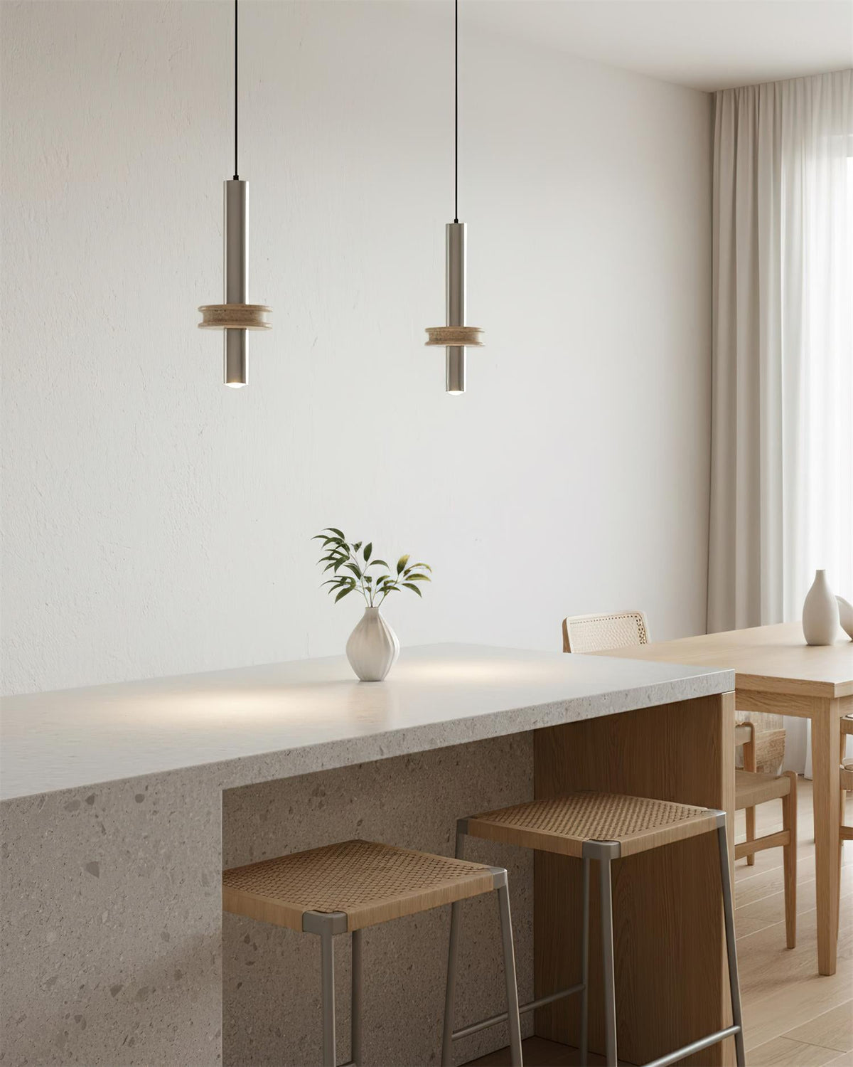 Tralune Travertine Pendant Lamp — product view 7