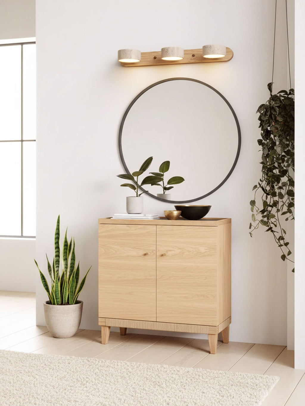 Travertine Duo LED Wall Sconce