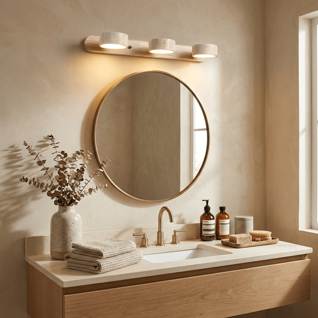 Travertine Duo LED Wall Sconce