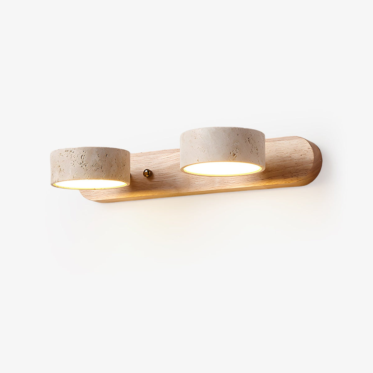 Travertine Duo LED Wall Sconce