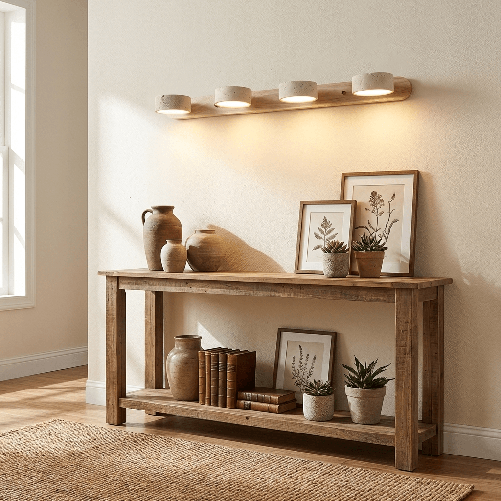Travertine Duo LED Wall Sconce