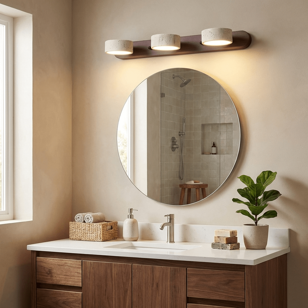 Travertine Duo LED Wall Sconce