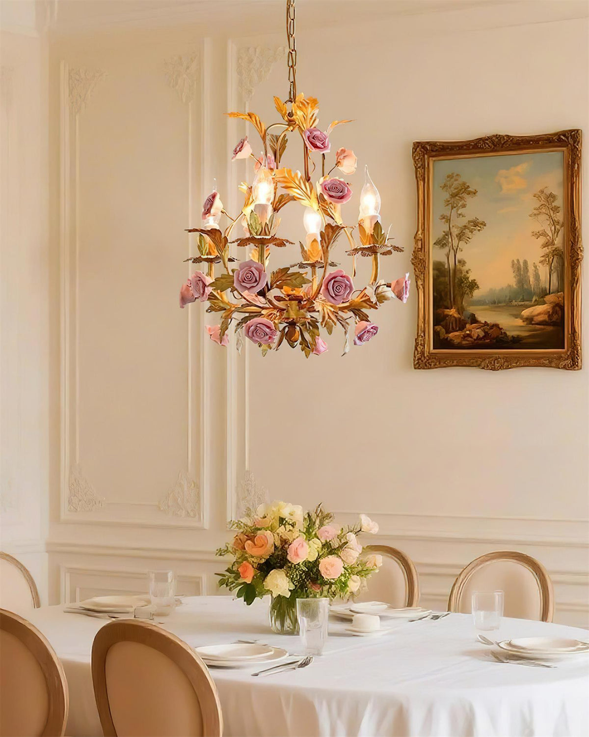 Valrosa Metal Chandelier — product view 3
