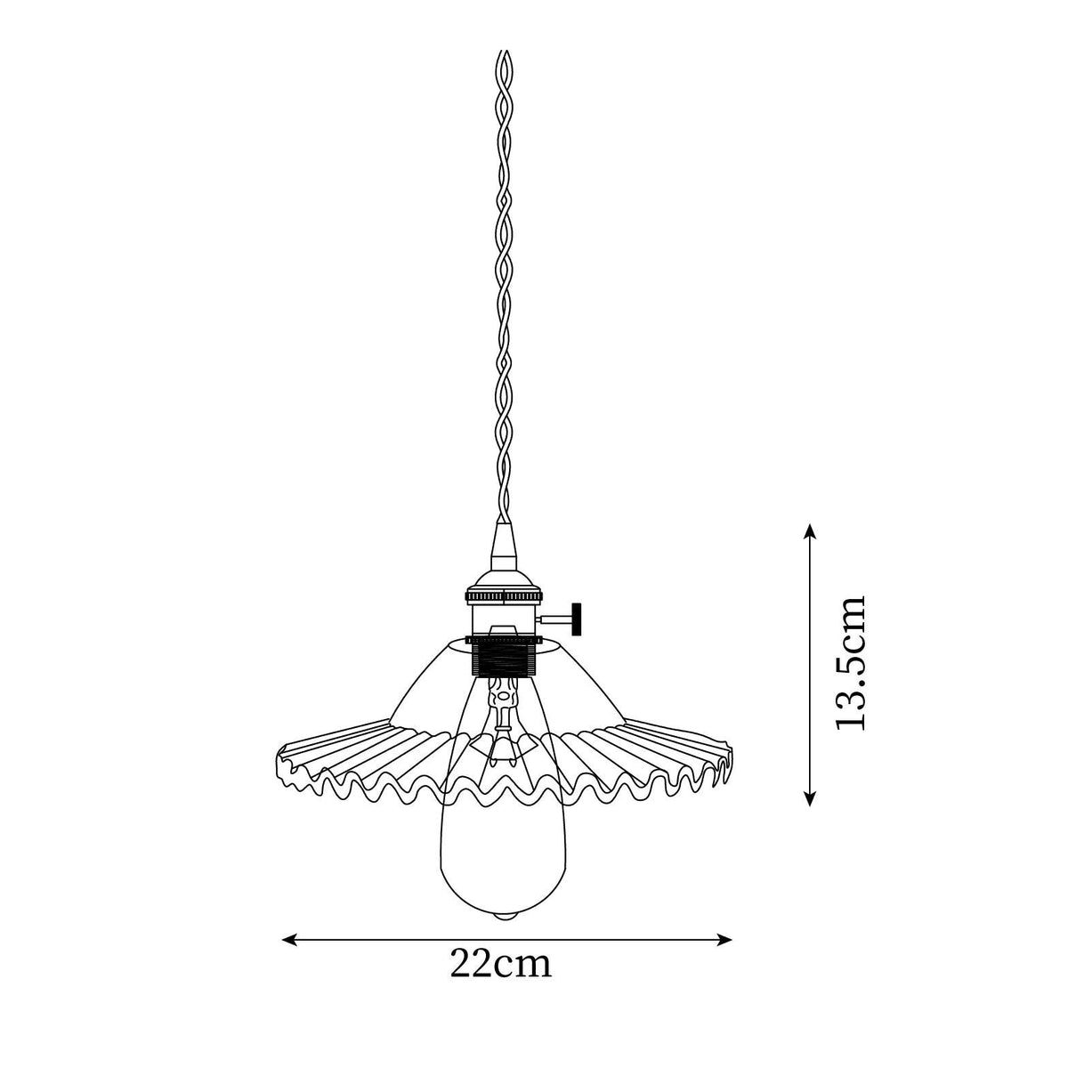 Vines Glass Pendant Lamp — product view 5