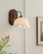 Vintage Flower Glass Wall Lamp — product view 9