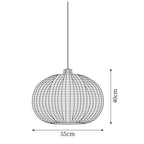 Vintage Rattan Pendant Lamp — product view 7
