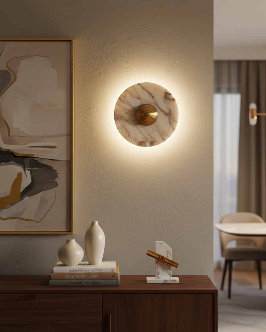 Viola Marble Wall Lamp — product view 11