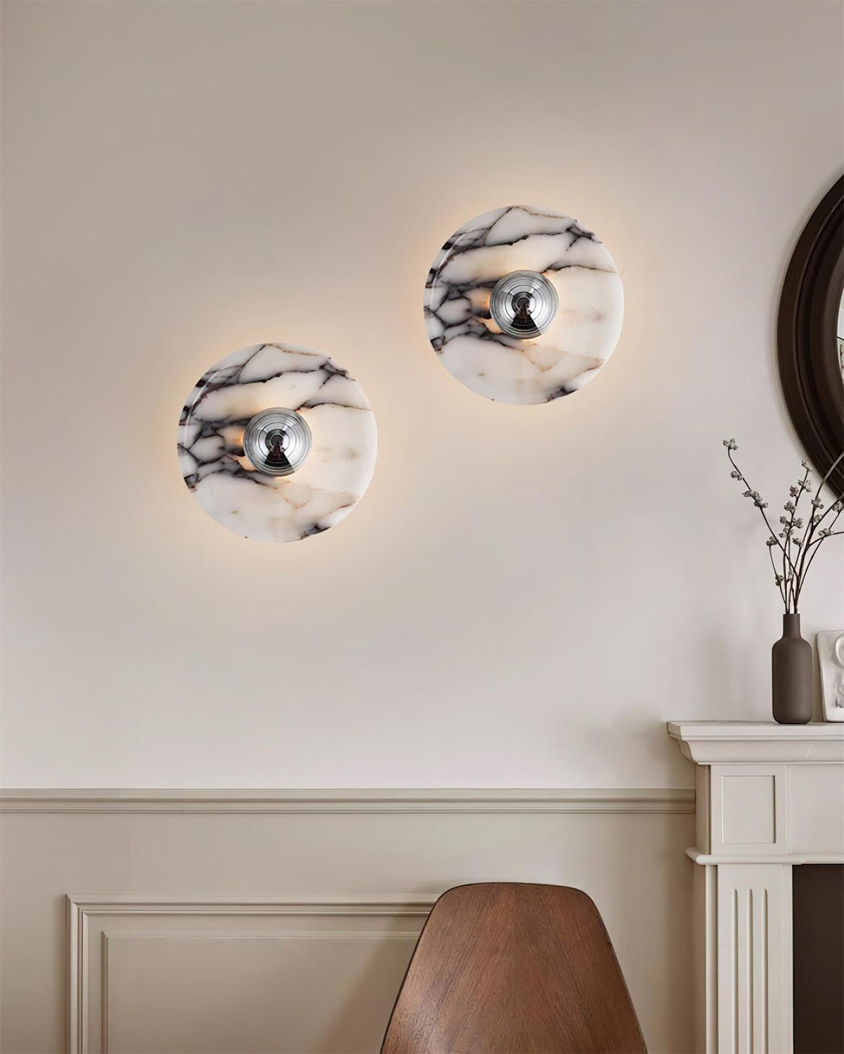 Viola Marble Wall Lamp — product view 3