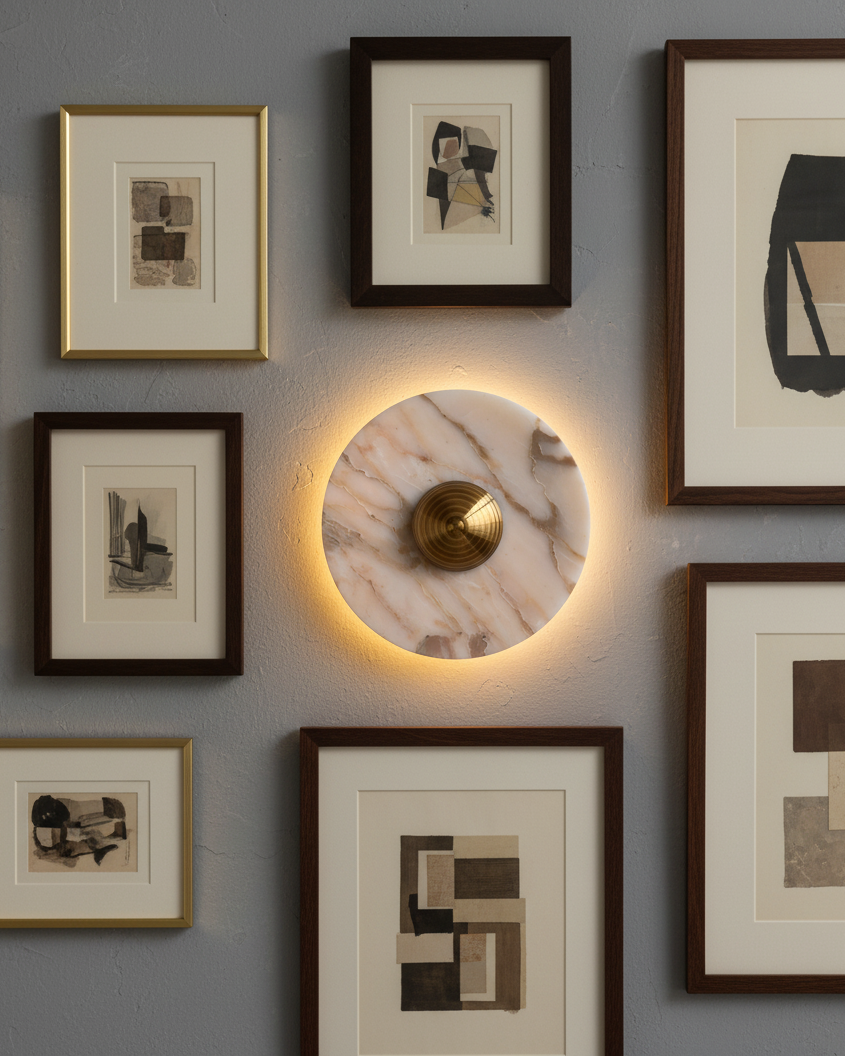 Viola Marble Wall Lamp — product view 10