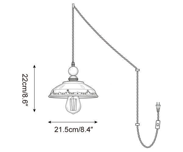 Virella Plug In Pendant Light — product detail 9