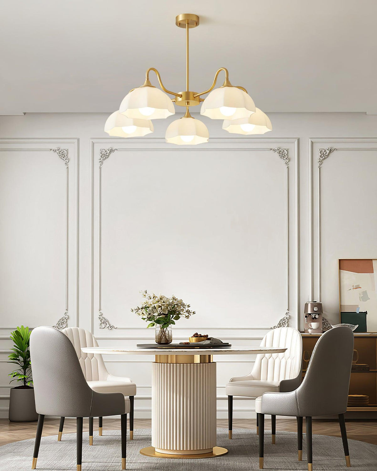 Visa Raito Glass Chandelier — product view 13