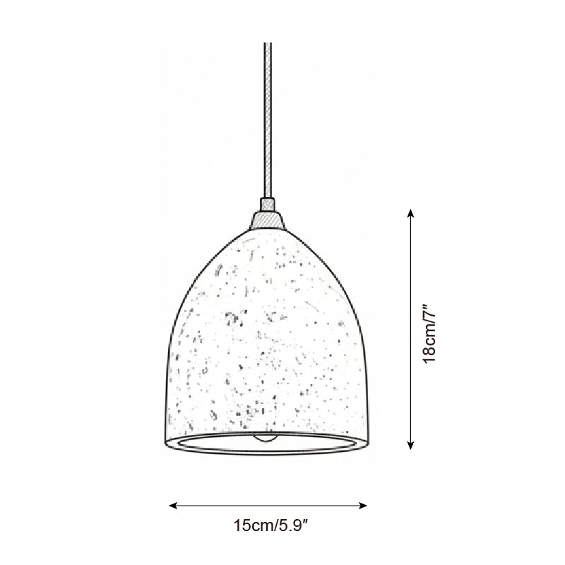 Volcanic Travertine Pendant Lamp — product view 5