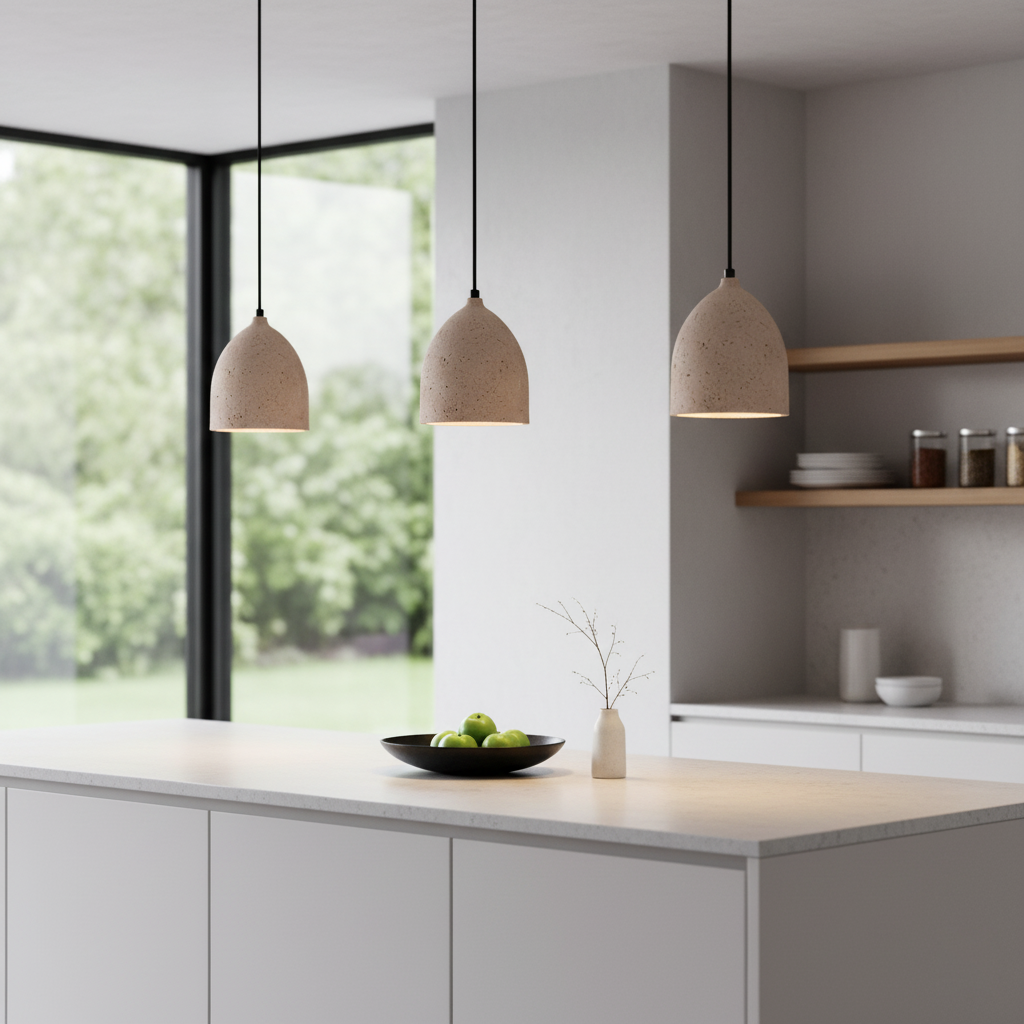 Volcanic Travertine Pendant Lamp — product view 4