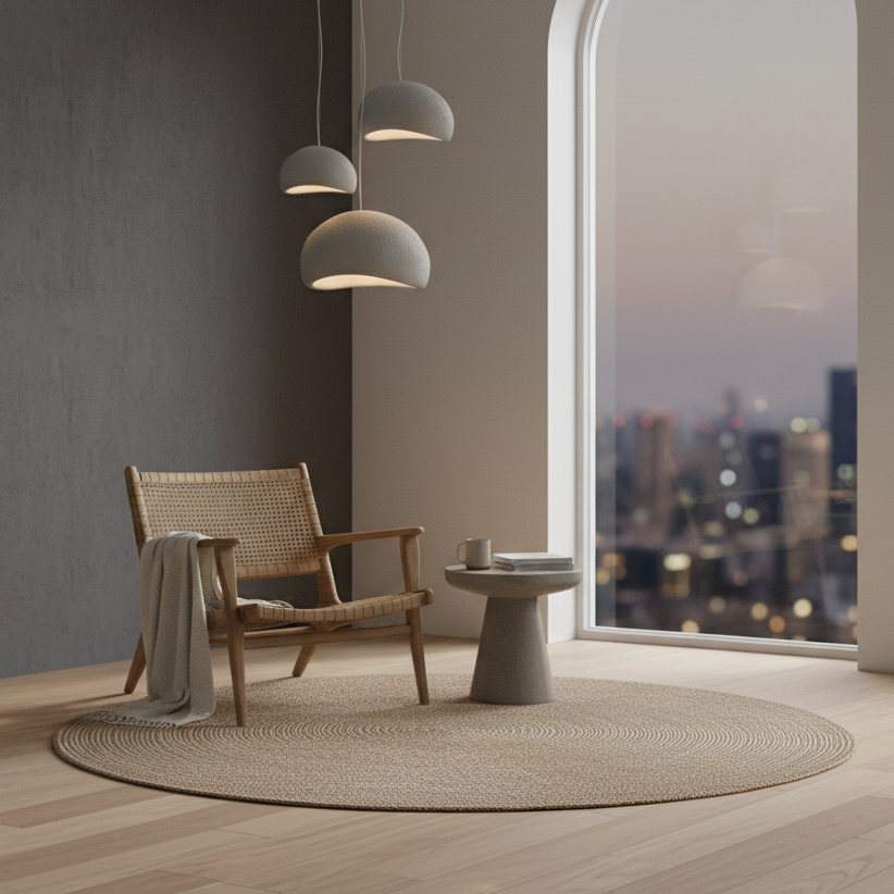 Wabi-Sabi Combination B Metal Chandelier — product view 14