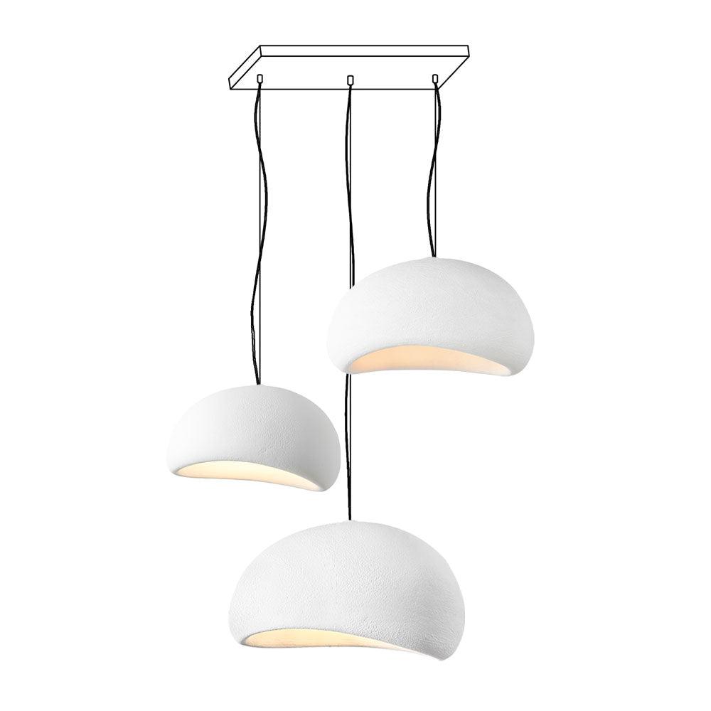 Wabi-Sabi Combination B Metal Chandelier — product view 58