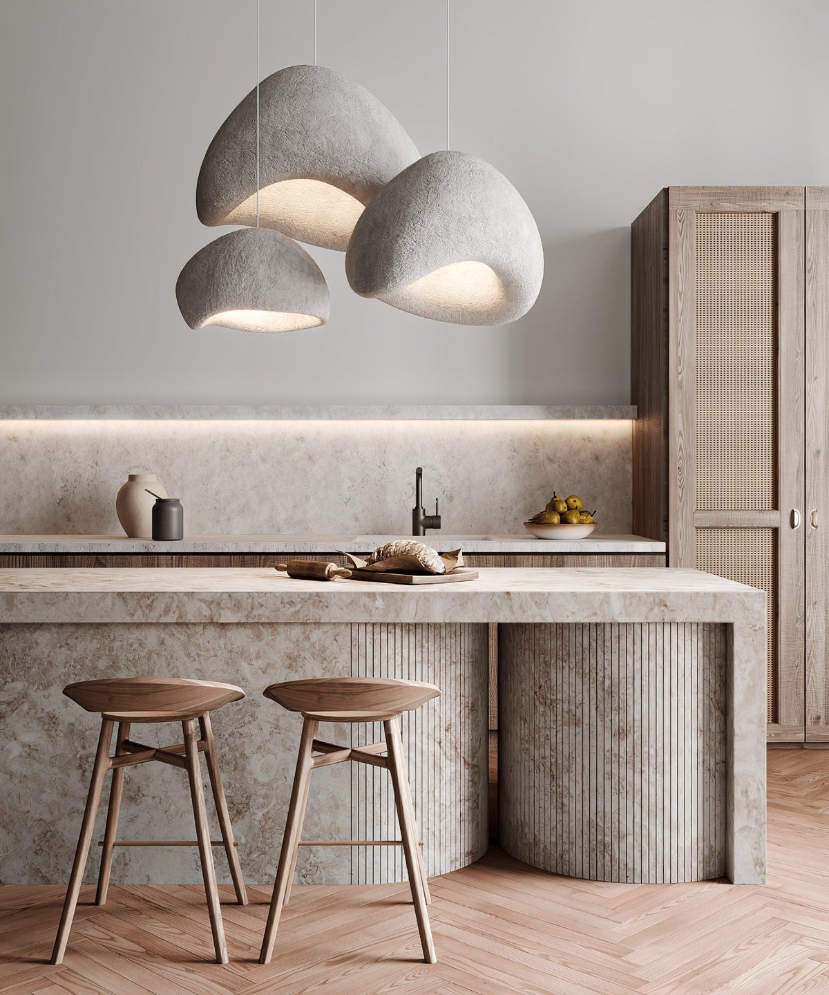 Wabi-Sabi Combination B Metal Chandelier — product view 32