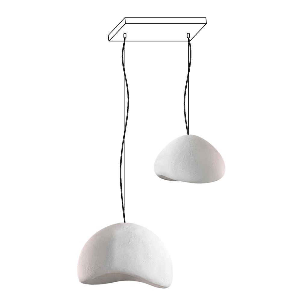 Wabi-Sabi Combination B Metal Chandelier — product view 46