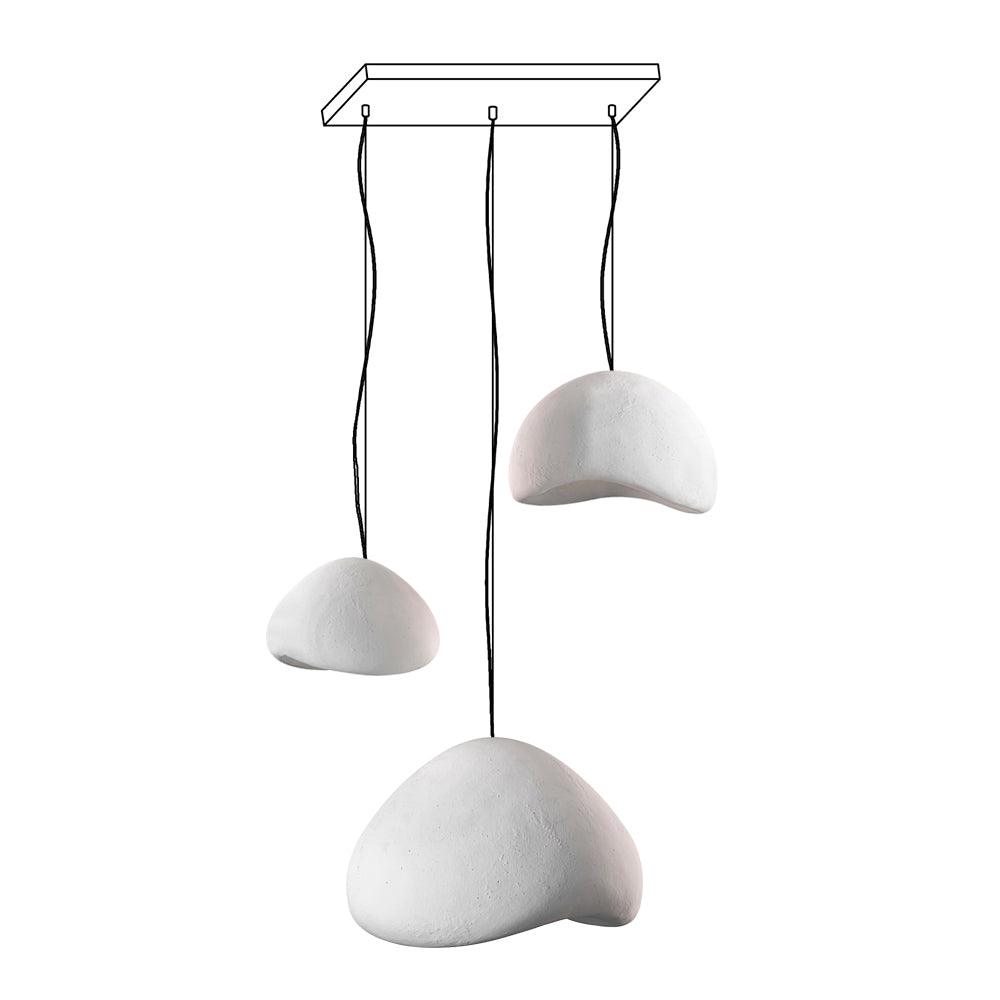Wabi-Sabi Combination B Metal Chandelier — product view 47