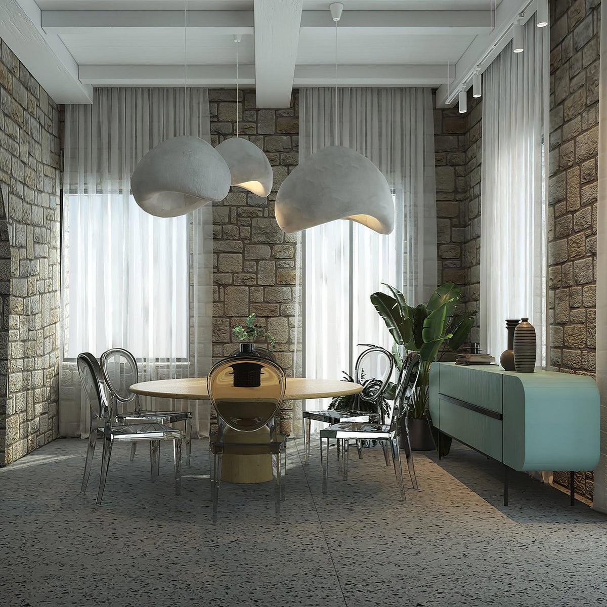 Wabi-Sabi Combination B Metal Chandelier — product view 26
