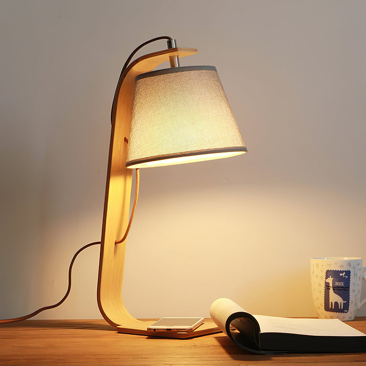 Walden Wood Table Lamp — product view 2